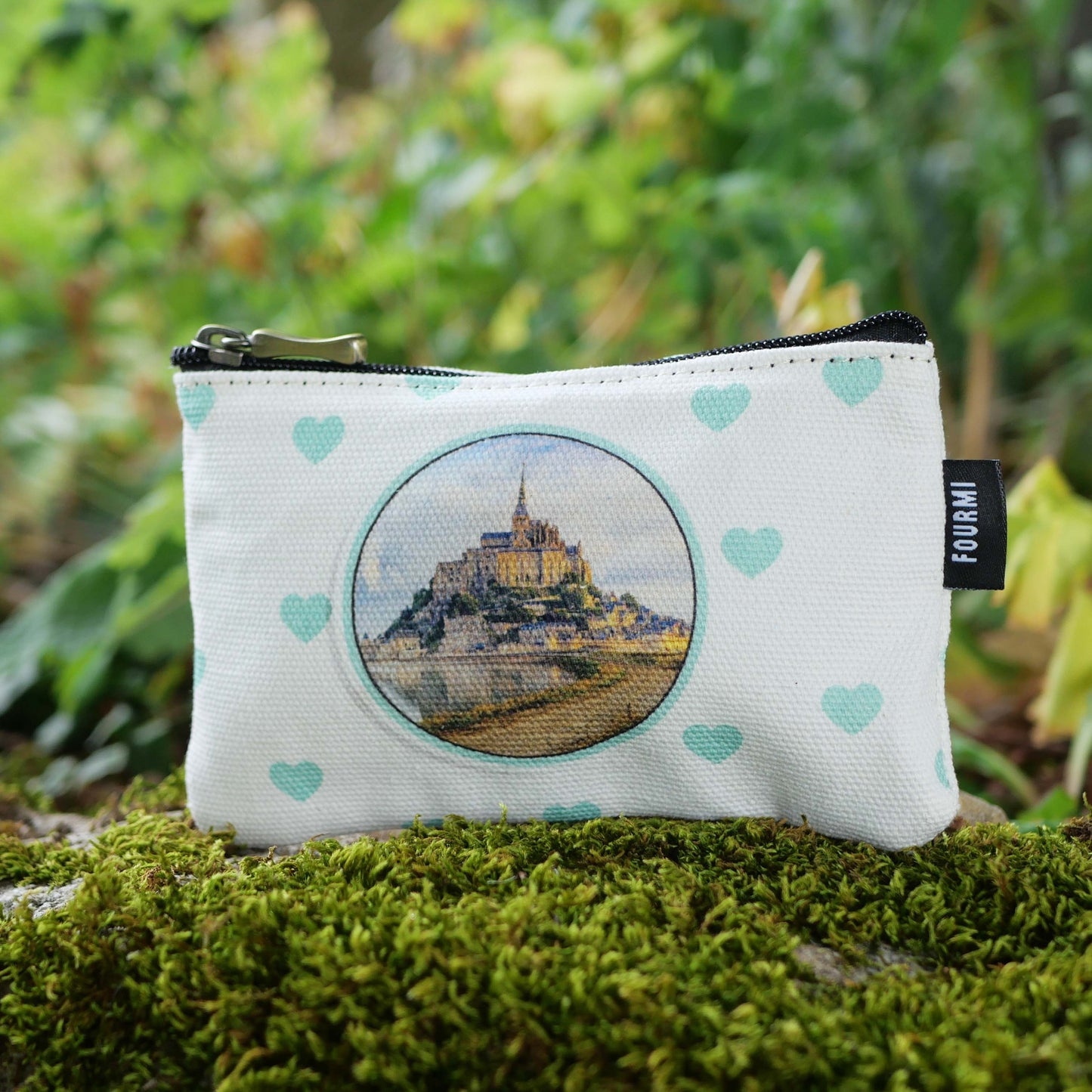 Mini pochette Rome +Cœur Jade+